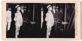 Stereo-Fotografie Heizer des Kriegsschif