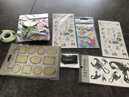 Lot,Sticker,Kleberolle,Schmetterlinge usw.alles neu