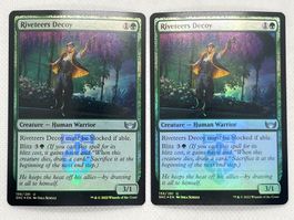 2x Riveteers Decoy Foil - Magic Karte - Top Zustand!