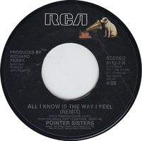 Pointer Sisters: All I Know Is The Way I Feel (Remix) 7"