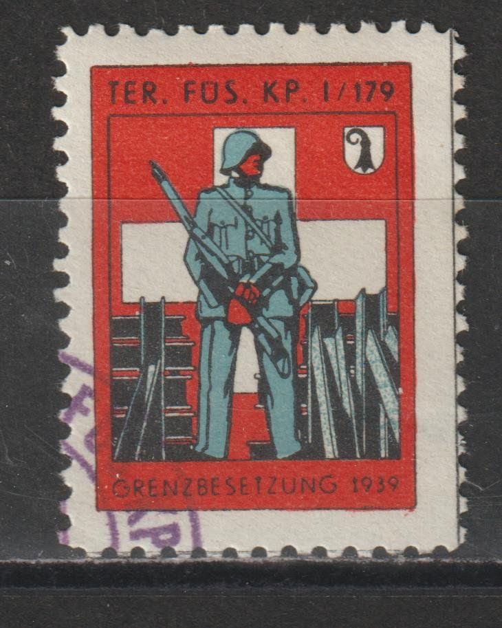 Tutti i francobolli: Territorial-Trp. Nr. 359c/1 o – Usato da Siebnen venduto da Fstaehli