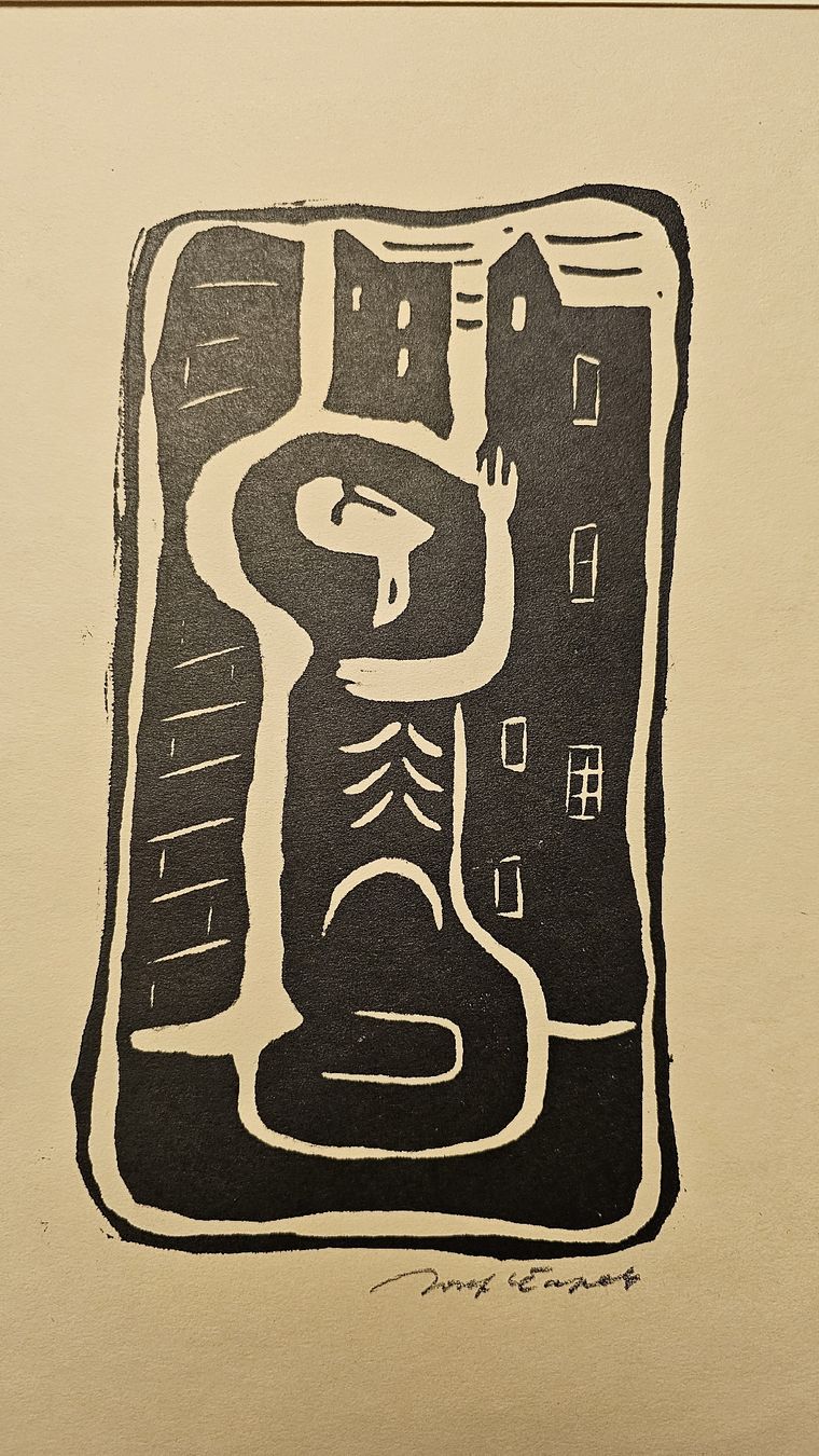 Grafica & Litografie: Josef Capek wichtiger Expressionist 1919 handsign. Kirchner  – Usato da Emmenbrücke venduto da Kunstankaufverkauf 2