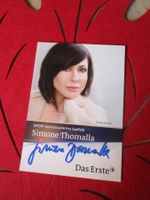 TATORT ERMITTLERIN SIMONE THOMALLA AUTOGRAMMKARTE ANTIK