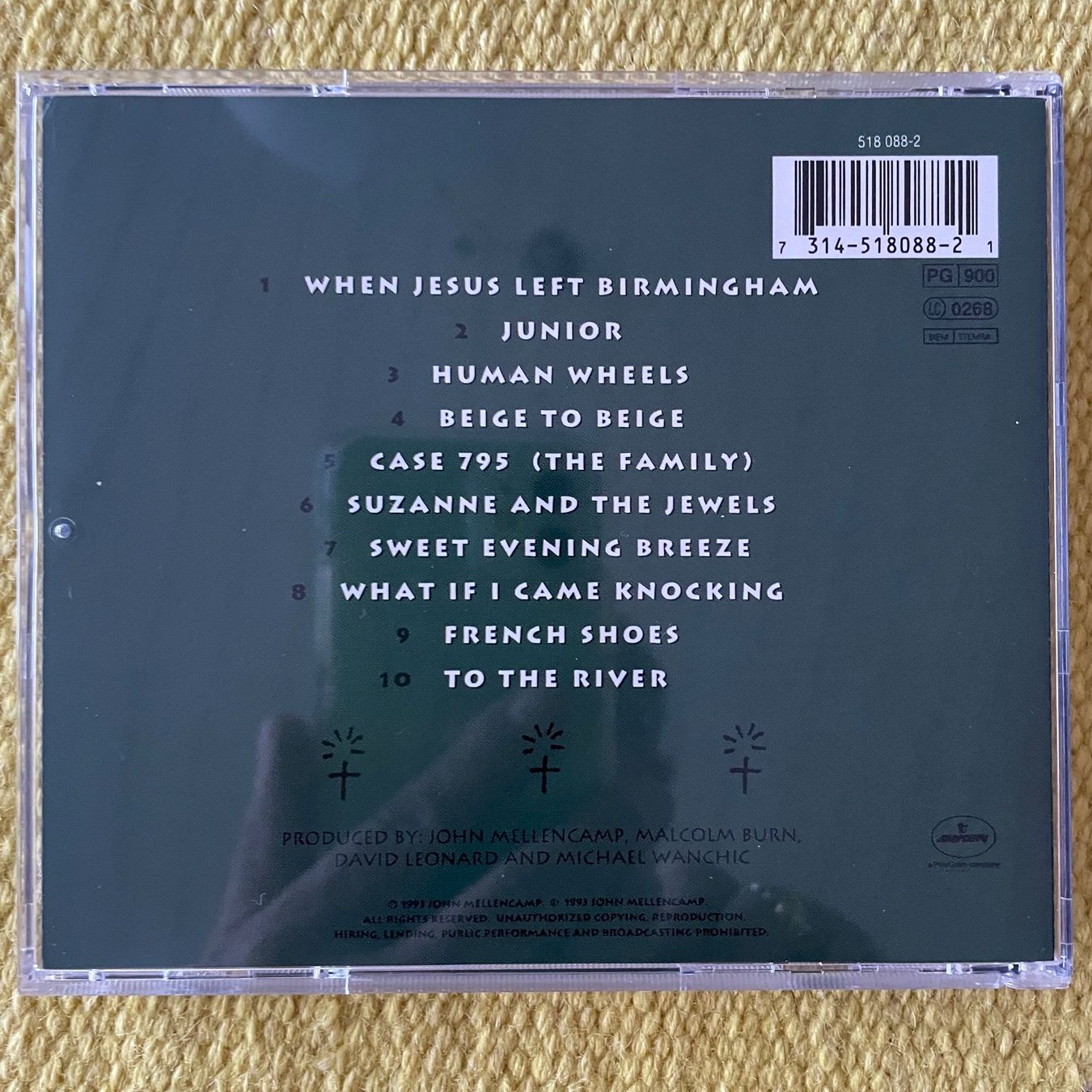 CD: JOHN COUGAR MELLENCAMP-HUMAN WHEELS – Usato da Rorschacherberg venduto da CD-Roli 1