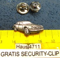 JAGUAR AUTO PIN PEWTER 3D-OPTIC MIT SECURITY-CLIP