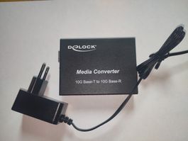 Delock Medienkonverter 10GBase-R SFP+ zu 10GBase-T RJ45