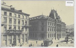 St. Gallen - Hotel Walhalla, Terminus und Post (Repro)