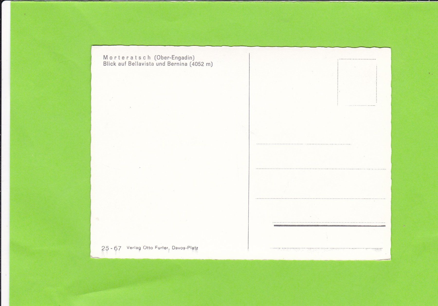 Cartoline postali: Morteratsch – Usato da St. Peterzell venduto da neckertal 1