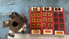 ATORN Planfraeskopf 11112063 mit Sandvik Wendeplatten