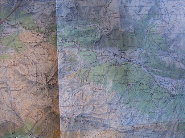 Cartine & Atlanti: Antike Karte,"Ofenpass" v.1966,1: 50 000 – Usato da Winterthur venduto da Gaia 5