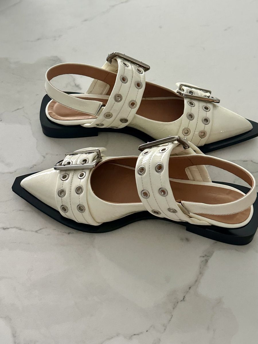 Scarpe da donna: Ballerine slingback GANNI – Nuovo e nell'imballaggio originale da Pregassona venduto da Ssarassin23 5