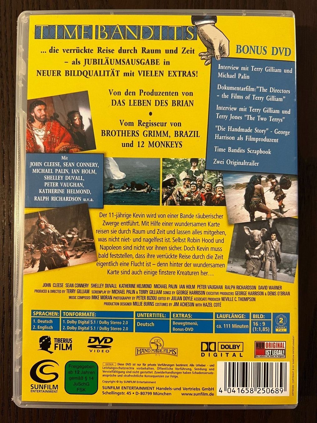 Tutti i DVDs: Time Bandits – Usato da Zürich venduto da FilmFreunde 1