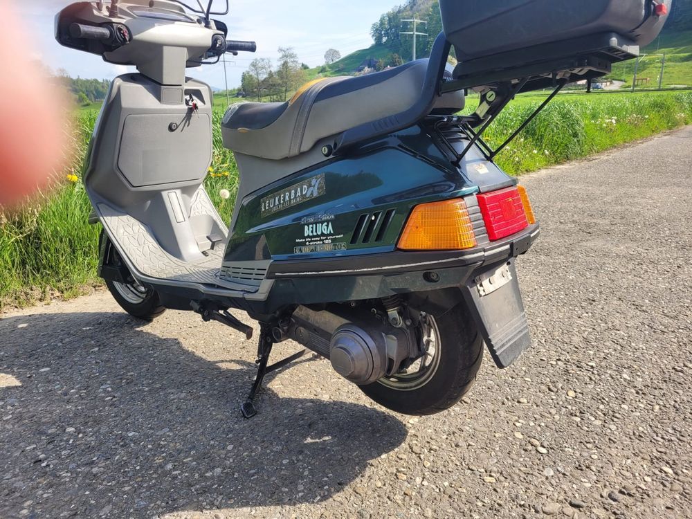 Pied De Marche Yamaha XC 125 Beluga - Support En Plastique Gris, Occasion