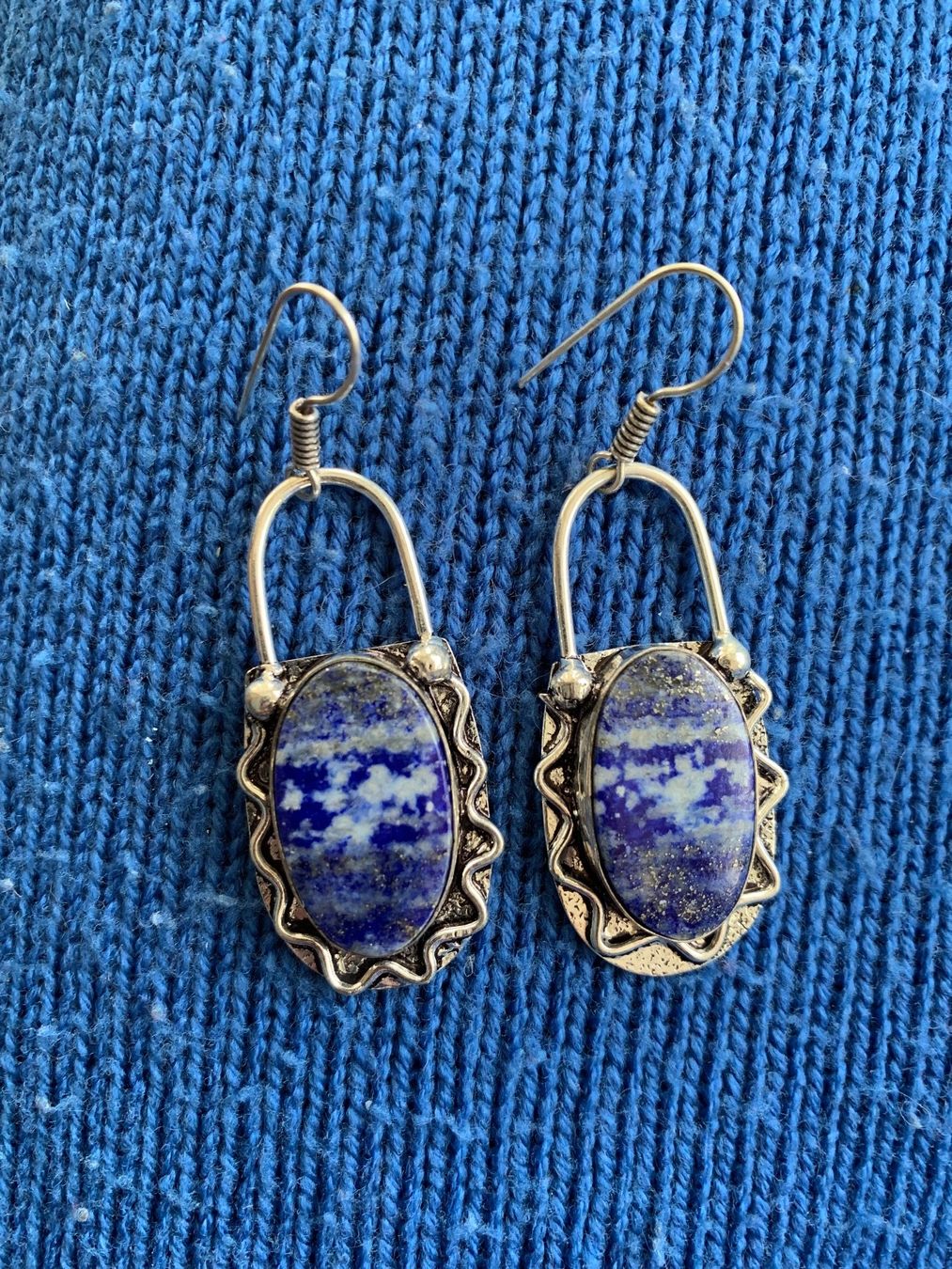 Ohrringe & -stecker: Lapislazuli Silber Ohrhänger – Neu (gemäss Beschreibung) aus Birsfelden von Exclusivity 1