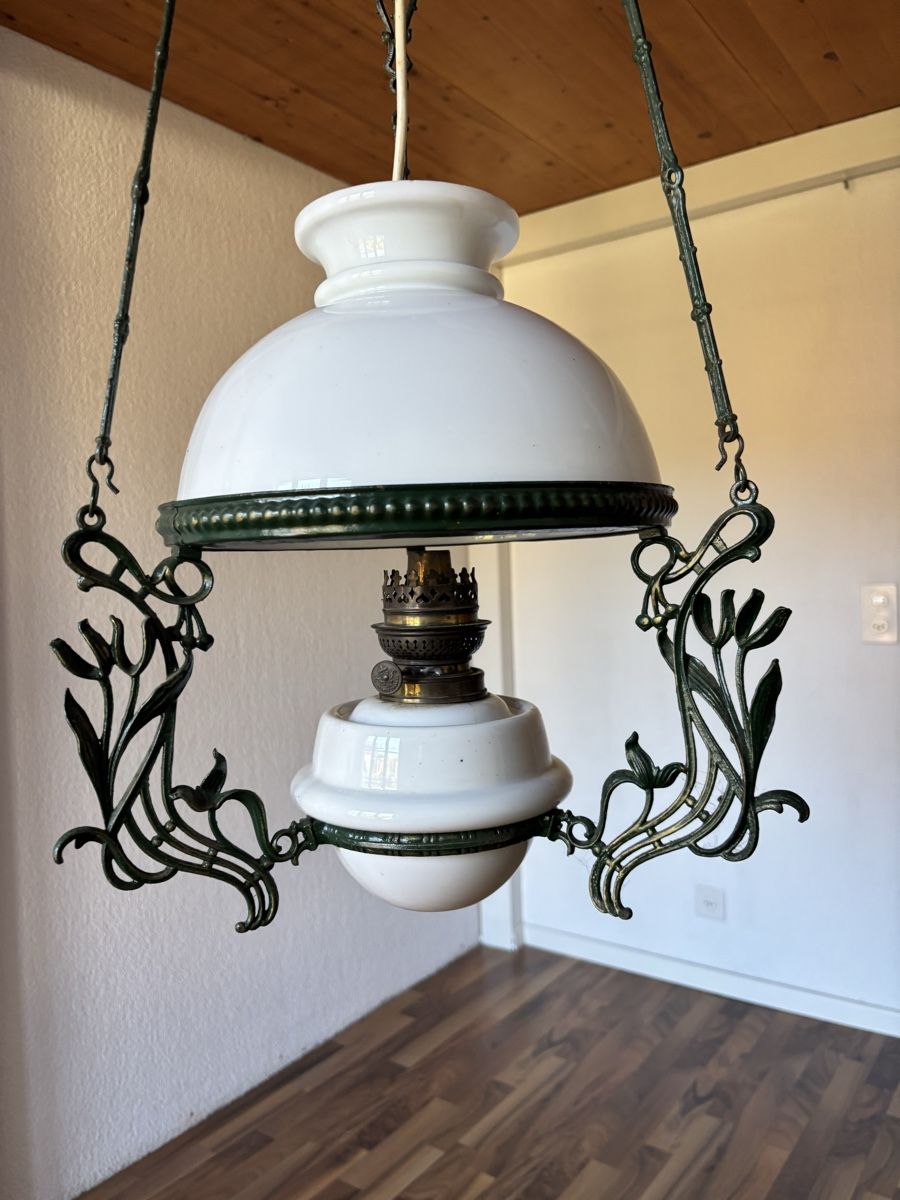 Kronleuchter & Deckenlampen: Antike Lampe – Gebraucht aus Kaltbach von Chrusi4 2