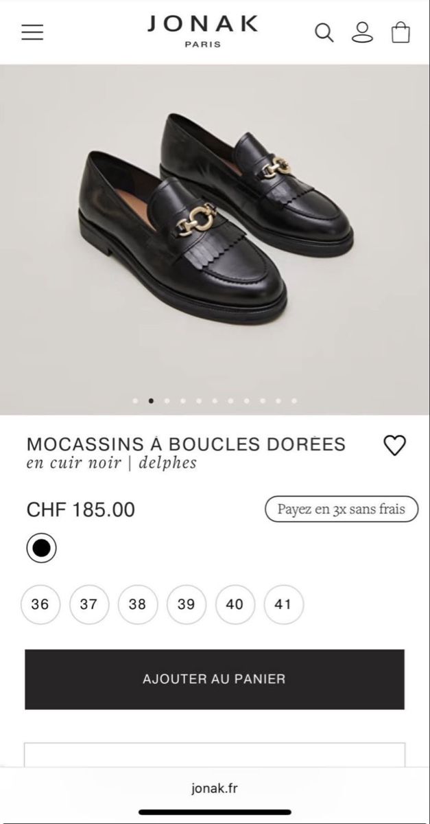 Jonak Scarpe da donna: Mocassin Jonak T39 – Usato da St-Légier-Chiésaz venduto da jes_p9q9 4