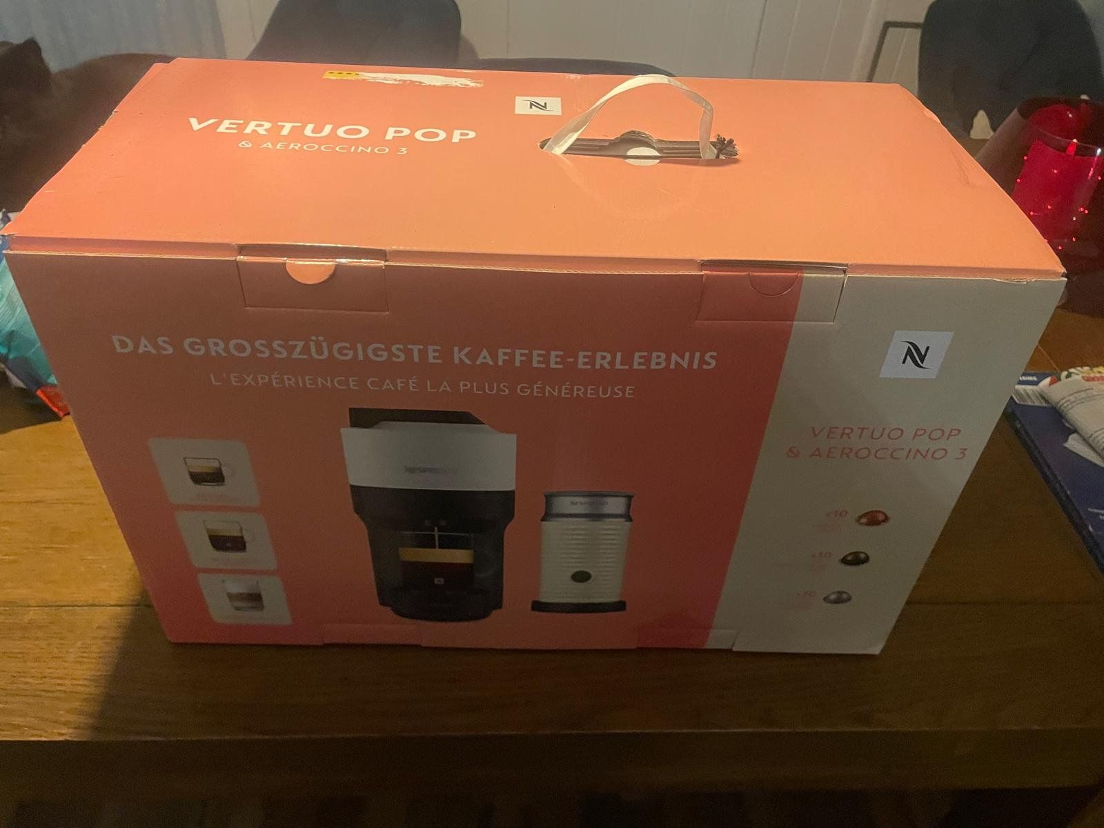 Nespresso Macchine per caffè & Macchine per espresso: Nespresso Vertuo Pop mit Milchschäumer NEU – Nuovo e nell'imballaggio originale da Lustmühle venduto da chevi03