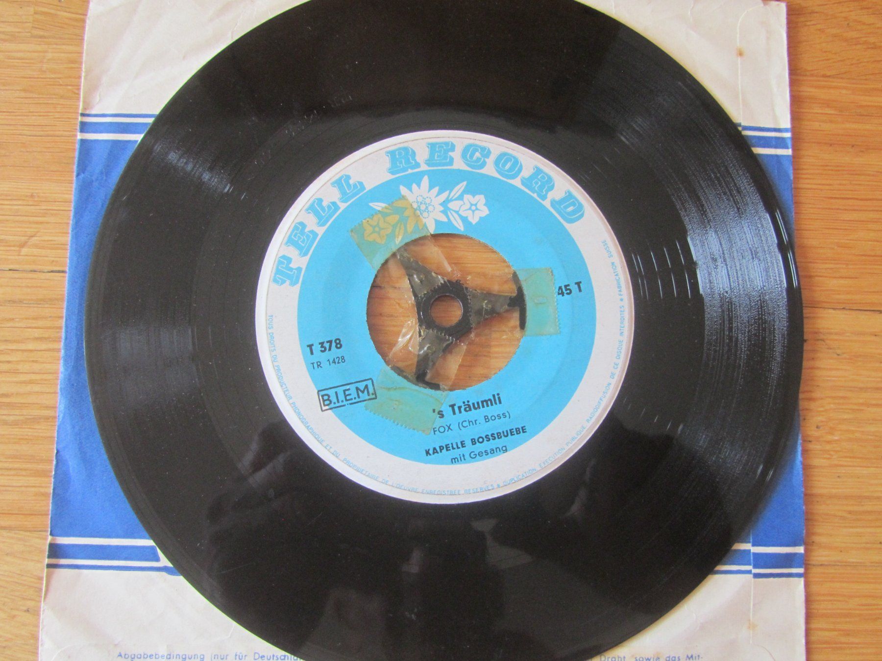 Dischi in vinile: Tell Record Single Kapelle Rossbuebe, 's Träumli – Usato da Seengen venduto da mikelele 1