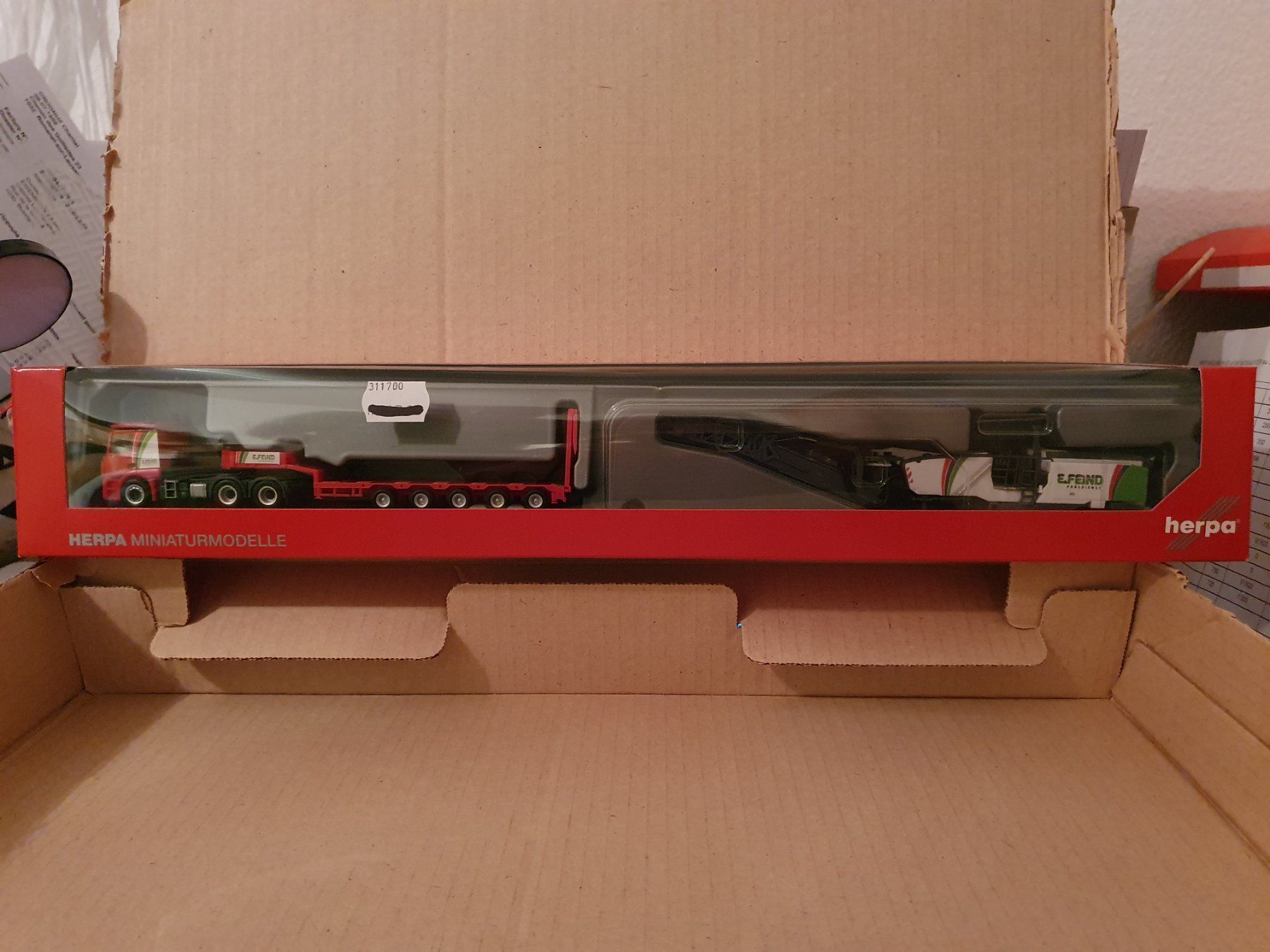 Herpa Modellautos: HERPA. MB 6X4 PORTE MACHINE, 1:87. – Neu und originalverpackt aus Romanel-s-Lausanne von Bidule01