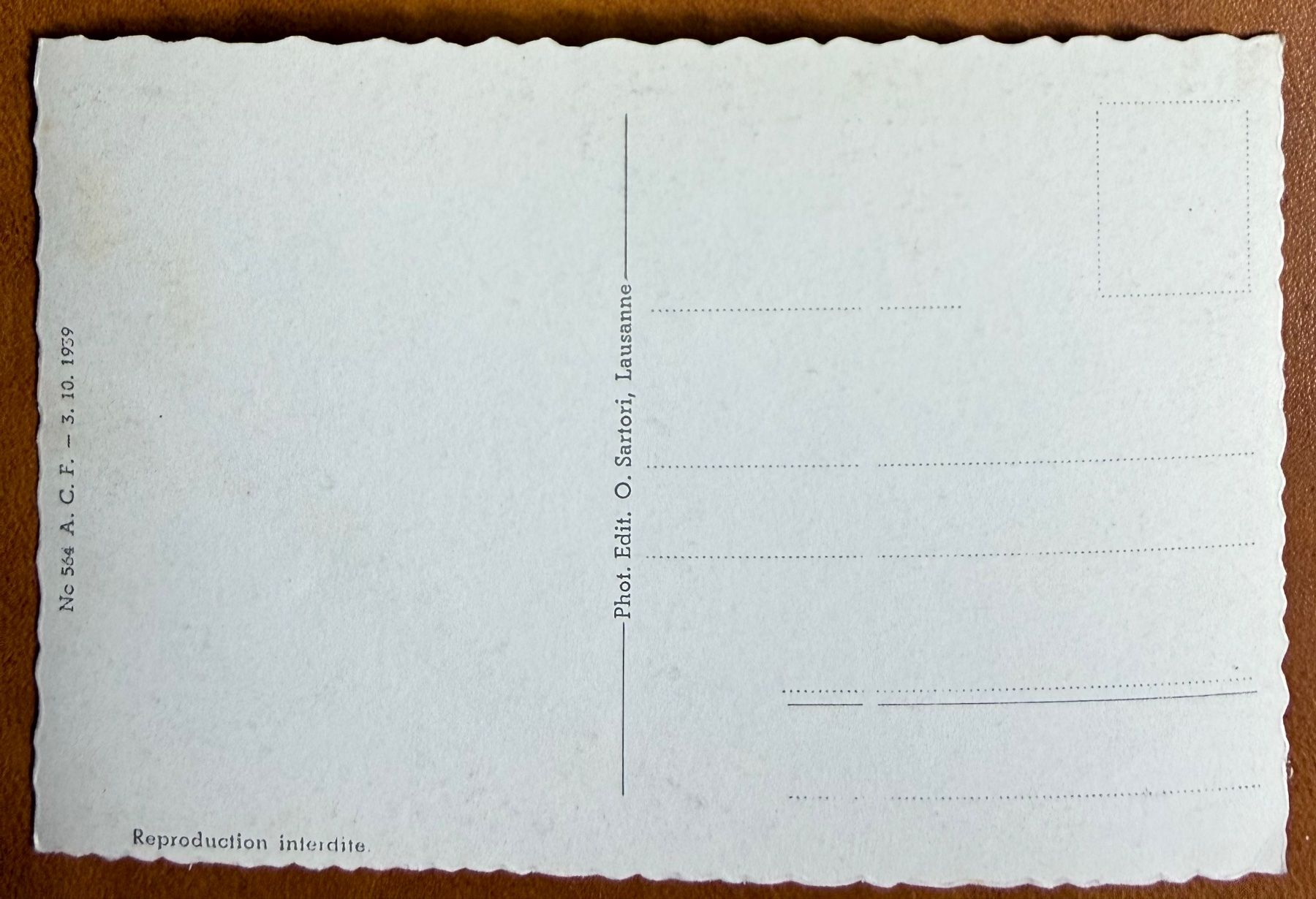 Ansichtskarten: BEX - 1939 – Gebraucht aus Lutry von Ediego 1