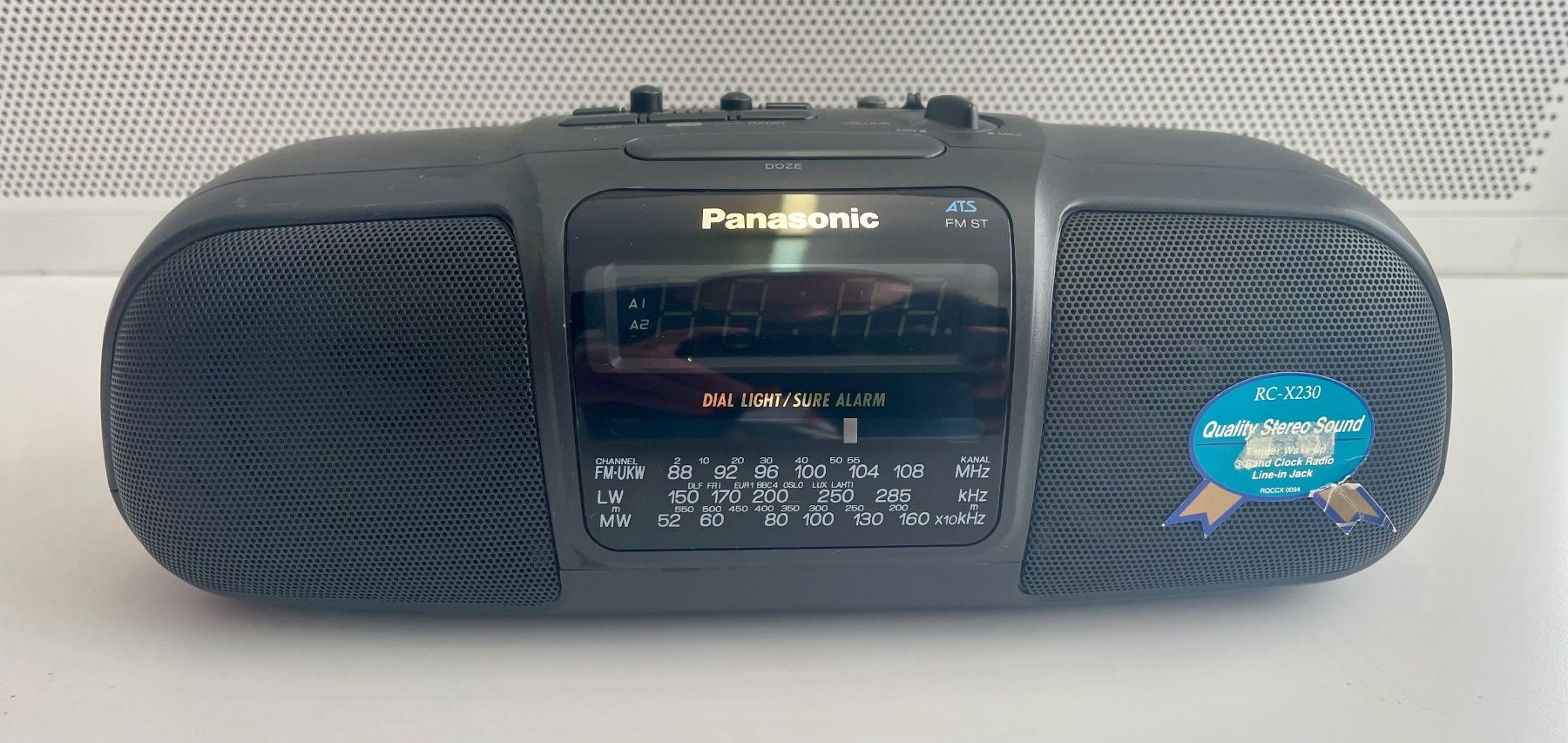 Panasonic Sveglie: Panasonic Radiowecker RC-X230 – Usato da Winterthur venduto da Samas1