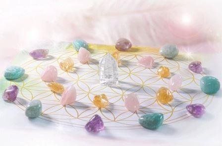 Minerali & Pietre curative: Crystal Grid - Erzengel Raphael – Nuovo e nell'imballaggio originale da Mauren venduto da Yeelen 1