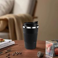2 Stück 380 ml Edelstahl Isolierter Reise kaffeebecher