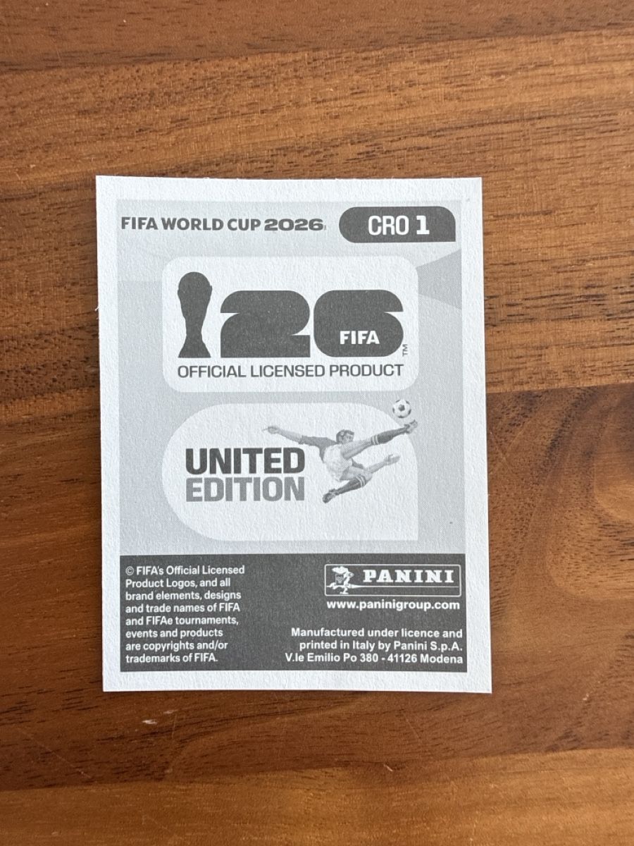 Panini Carte collezionabili: Panini FIFA WM 2026 Einzelsticker CRO 1 – Nuovo (secondo la descrizione) da Adligenswil venduto da alina__delia 1