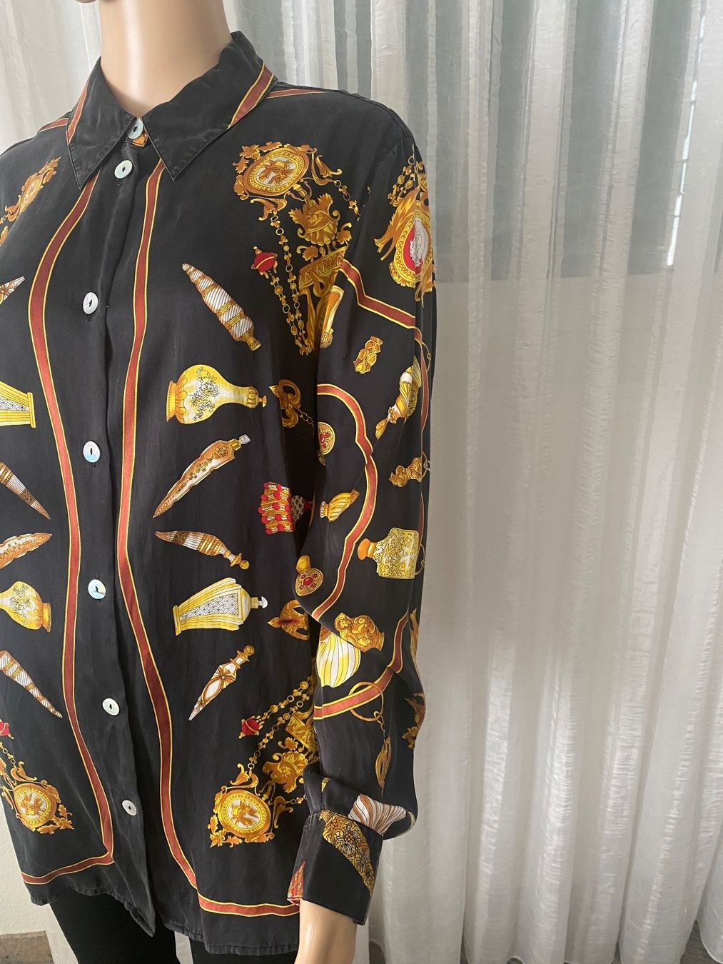 Peter Hahn Camicette: 100% Seide - zeitlose PETER HAHN Klassiger Bluse, nero, 46 – Nuovo (secondo la descrizione) da Winkel venduto da ferrari2022 3
