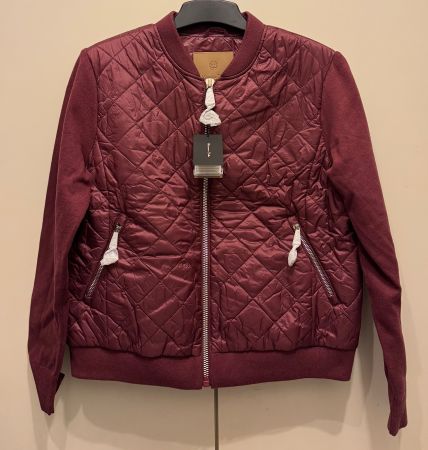 Veste Gilet femme MASSIMO DUTTI, lie-de-vin, taille XL