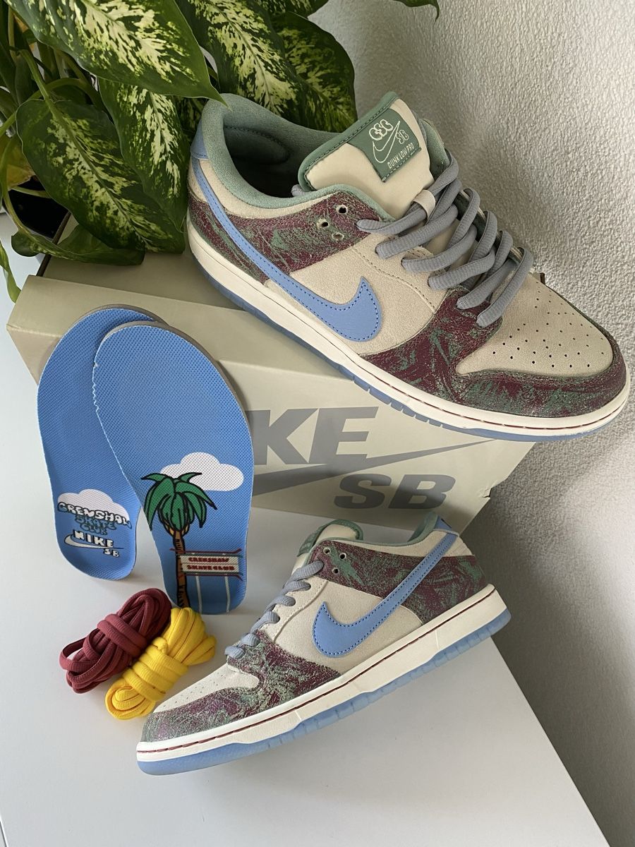 Nike Scarpe da uomo: Nike SB Dunk Low Crenshaw Gr. 43 – Nuovo (secondo la descrizione) da Freidorf TG venduto da kickznlacez 1
