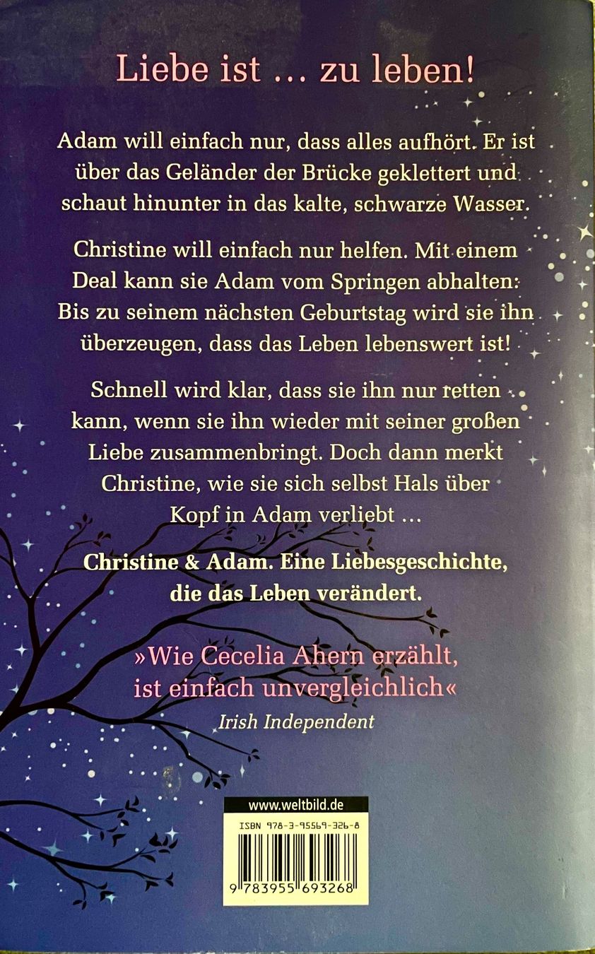 Libri: DIE LIEBE DEINES LEBENS - CECELIA AHERN - BROSCHIERT – Usato da Buchs AG venduto da fischli610 1