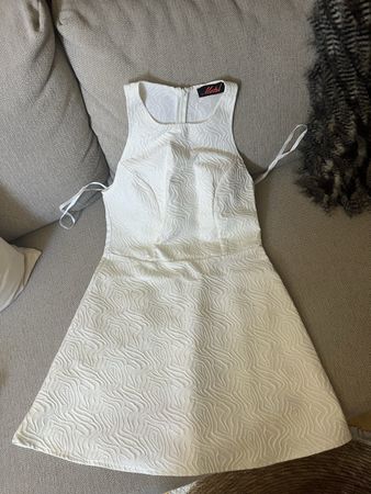 Kleid Motel weiss strukturiert Grösse S guter Zustand