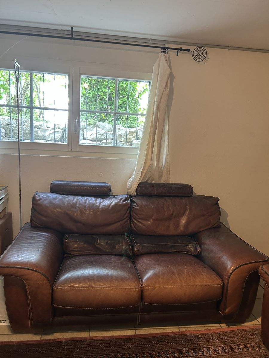 Sofas: Sofa echt Leder  – D'occasion à Niederlenz par Boston04 1
