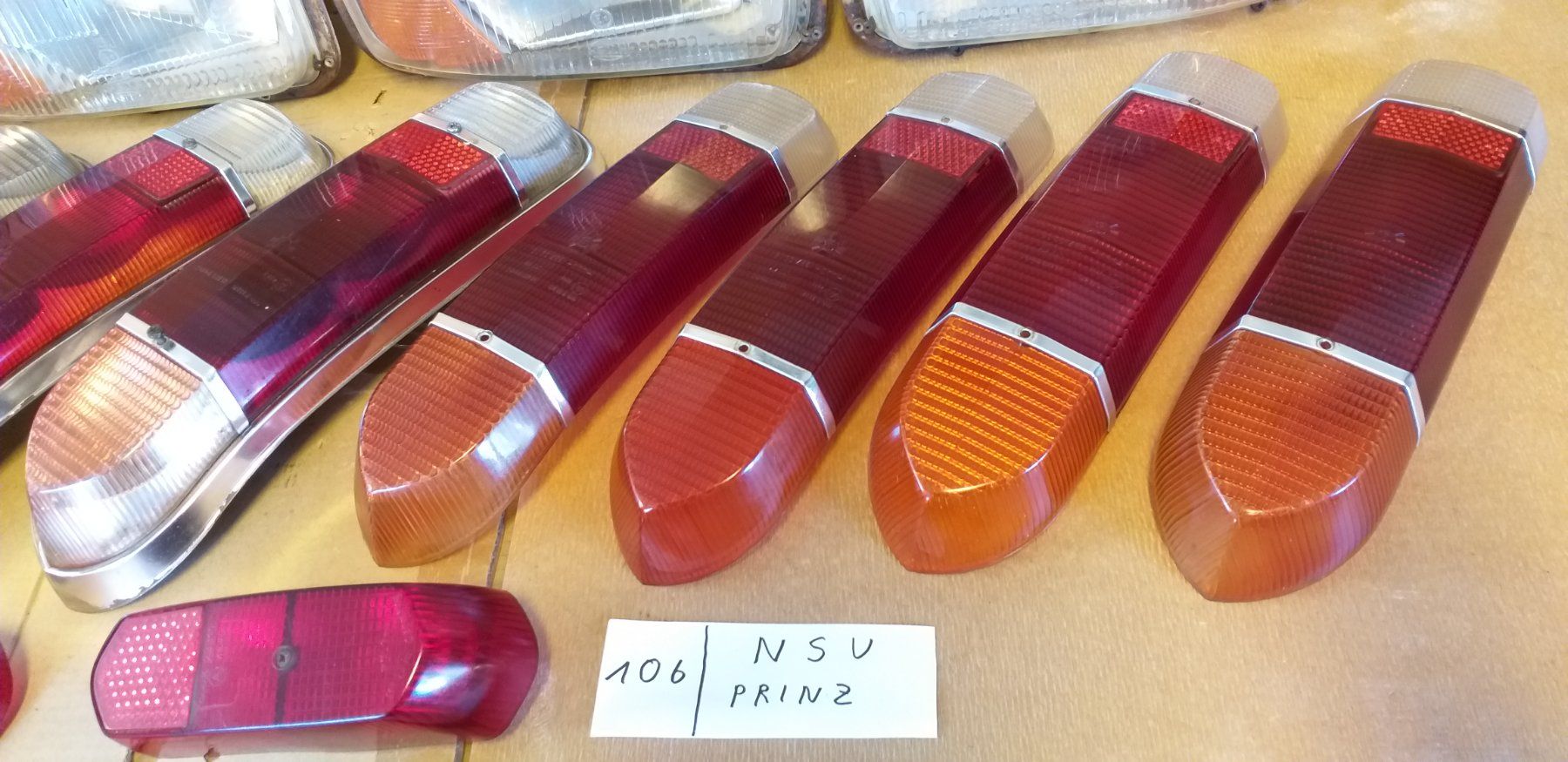 NSU Tutti pezzi di ricambio auto: NSU PRINZ  OLDTIMER  PHARES ET FEUX – Usato da cortébert venduto da rlv 3
