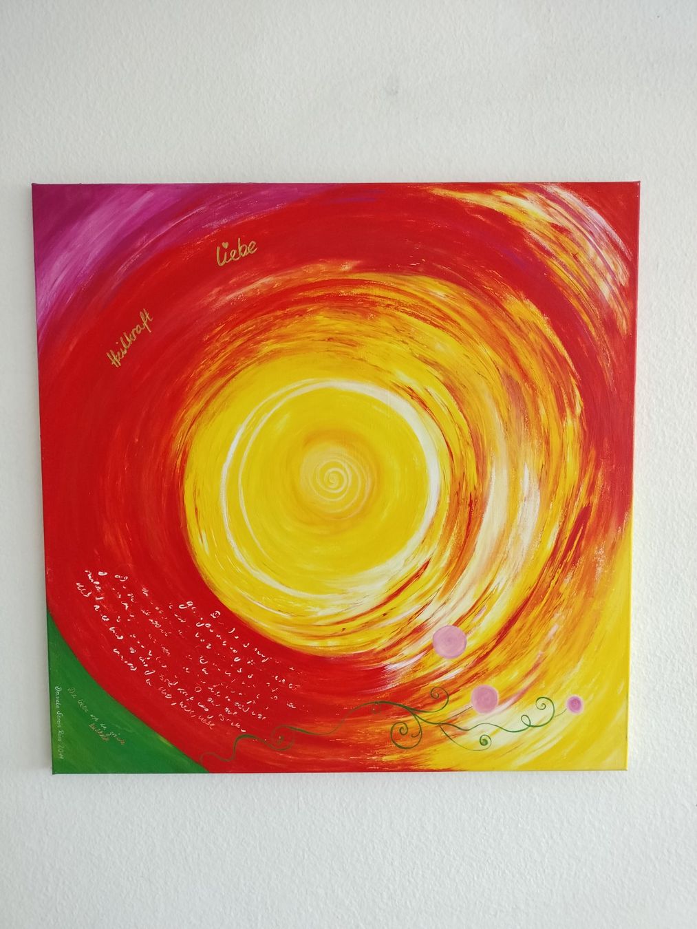 Dipinti: Seelenbild - Lebenskraft 70cm x 70cm – Usato da Zug venduto da Fristeiler