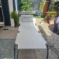 FIAM Premium Sonnenliege / Gartenliege mit Sonnendach 