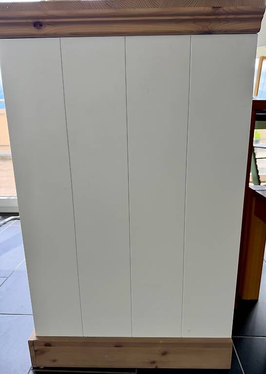 Cassettiere: Komode Sideboard  Landhaus-Stil | weiß mit Holzdekor – Usato da Amden venduto da rah_5t5n 2