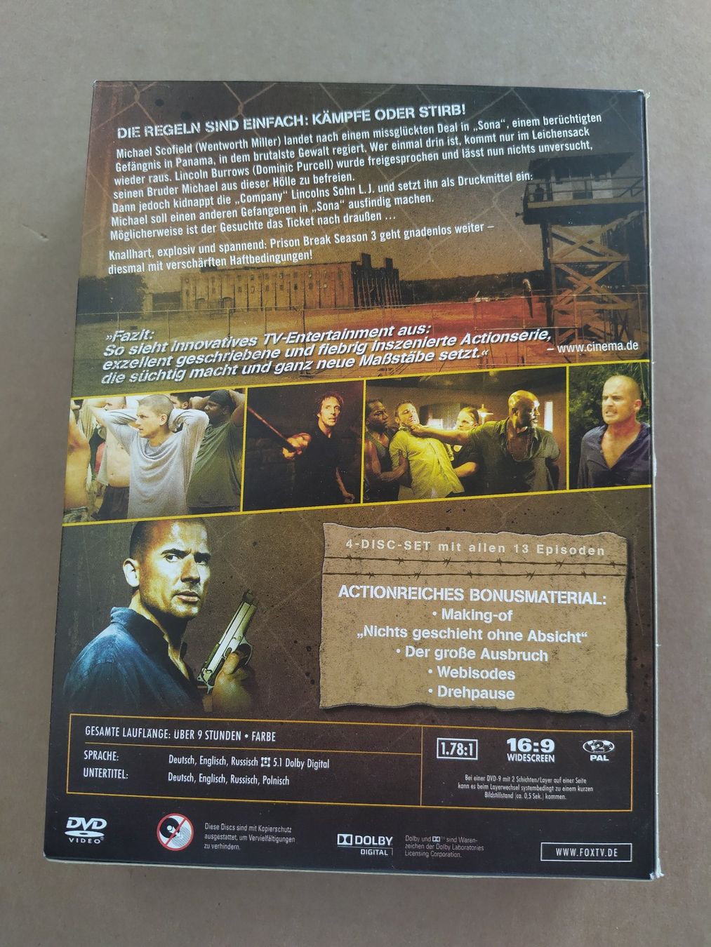 Tutti i DVDs: Prison Break - Komplette Staffeln 1-4 – Usato da Unterkulm venduto da jenswolk 6