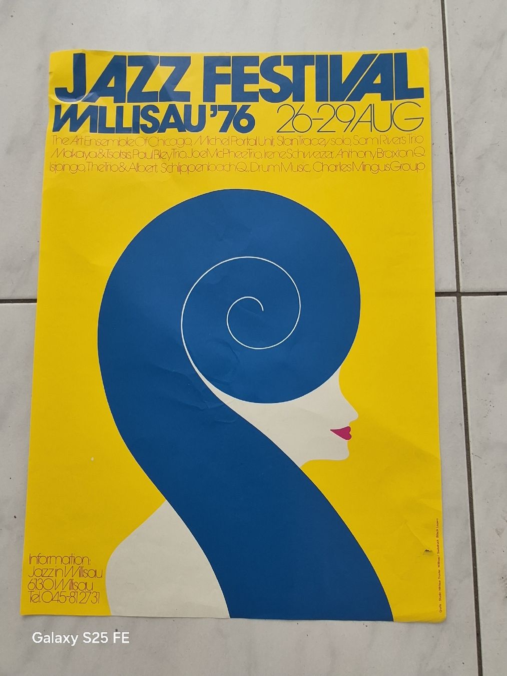 Posters & Illustrations: Affiche Jazz Willisau 1976 – D'occasion à Bern par dasgesuchtobjekt