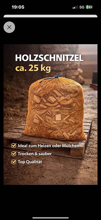 Articoli in legno: Holzschnitzel  – Usato da Wildhaus venduto da mar_bt2q