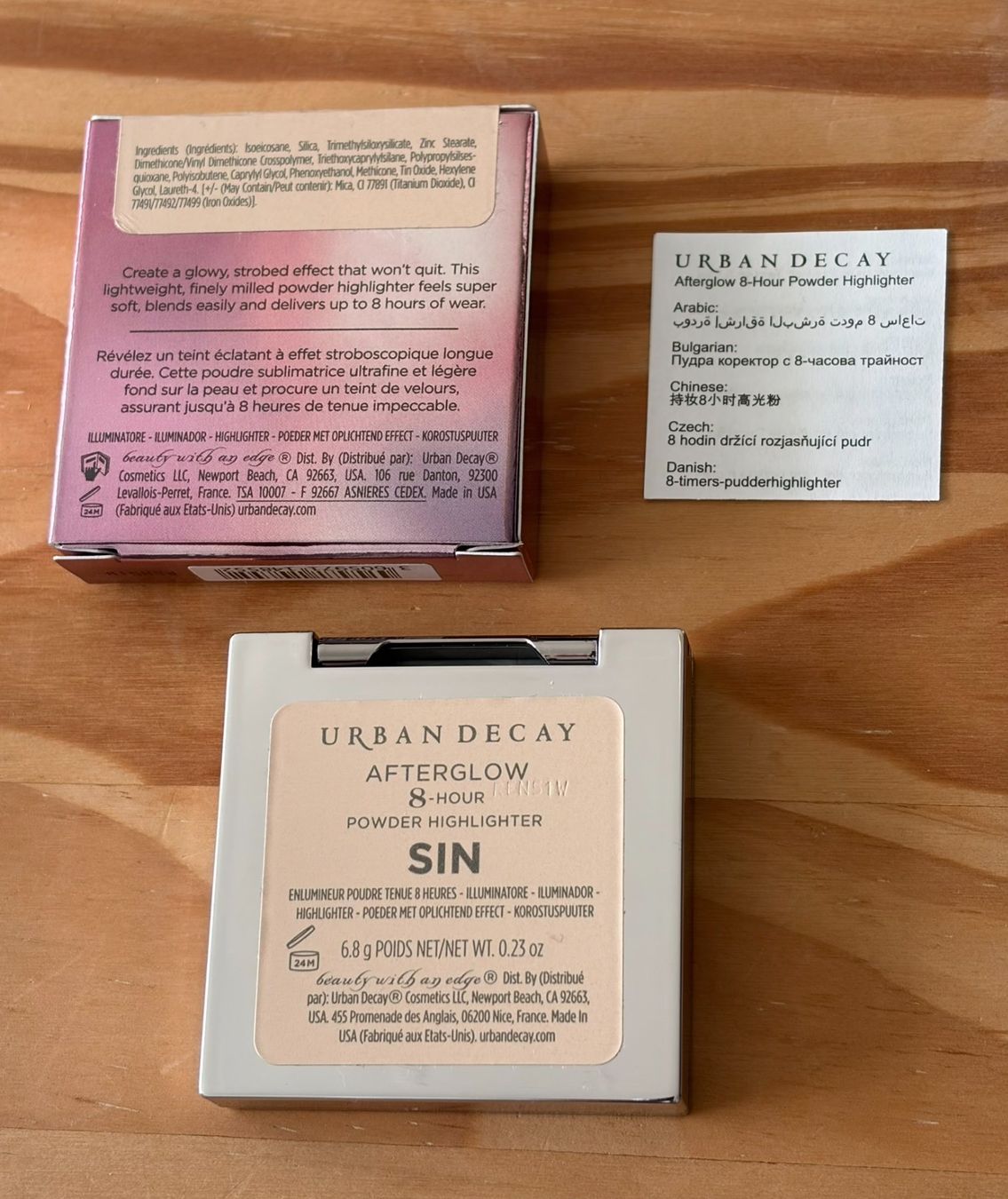 Urban Decay Make-up: Urban Decay SIN Afterglow Highlighter. Full Size – Nuovo e nell'imballaggio originale da Schlieren venduto da con_hdp9 1