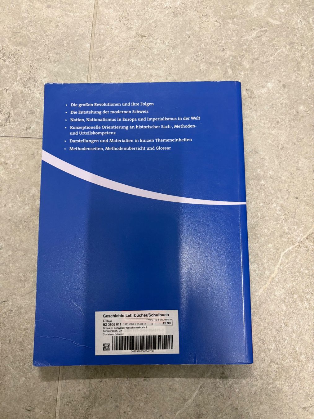 Libri: Schweizer Geschichtsbuch Vom Absolutismus bis zum Ende des E – Usato da Schönenberg ZH venduto da JaluTa 1