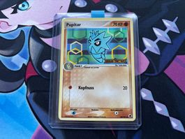 2007 POKEMON Pupitar Holo Stamp EX Dragon Frontiers 058