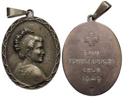 Chur 1949 , Silber , R:859b  /575