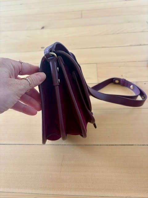 Sezane Borse da donna: Sac SEZANE bordeau velours – Usato da Aubonne venduto da del_kb95 1