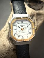 Montre Longines Quartz cadran blanc, fonctionne perfecte👒