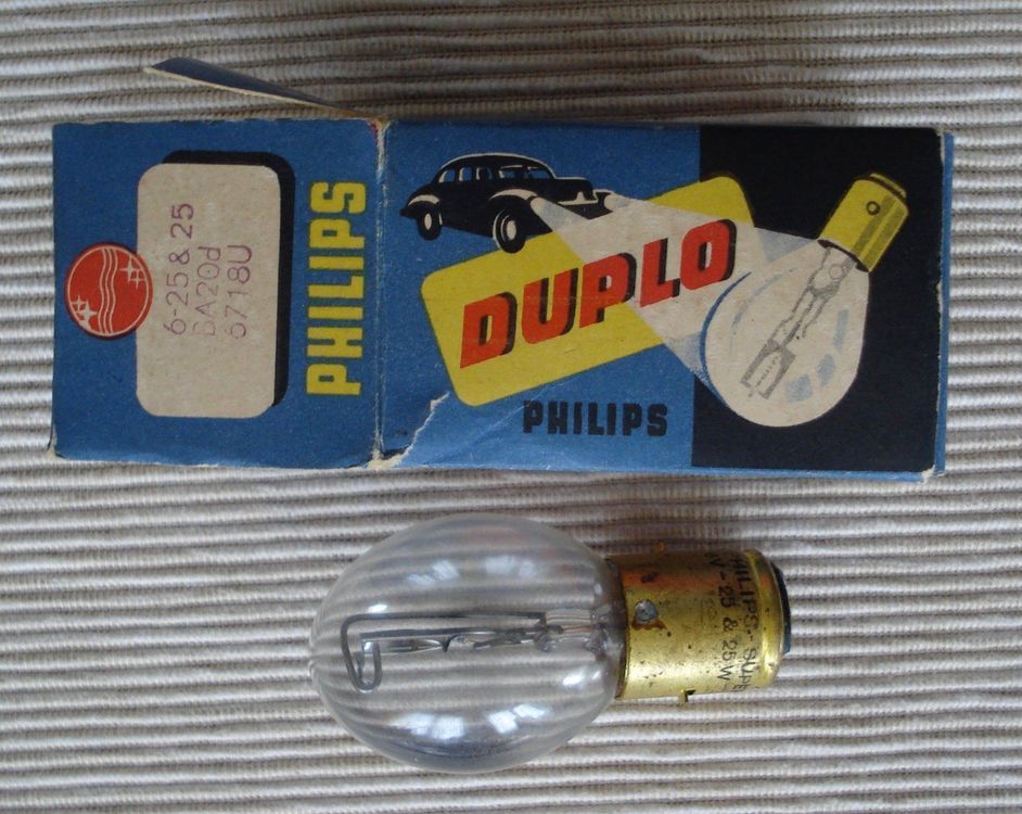 Scheinwerferlampe (Philips) antik