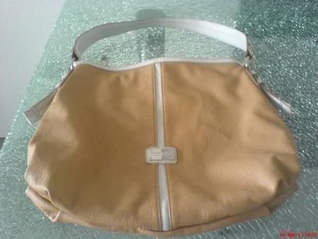 beige-braune LINEA BLU Handtasche