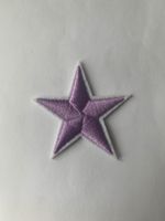 Stern Lila Badge / Aufnäher